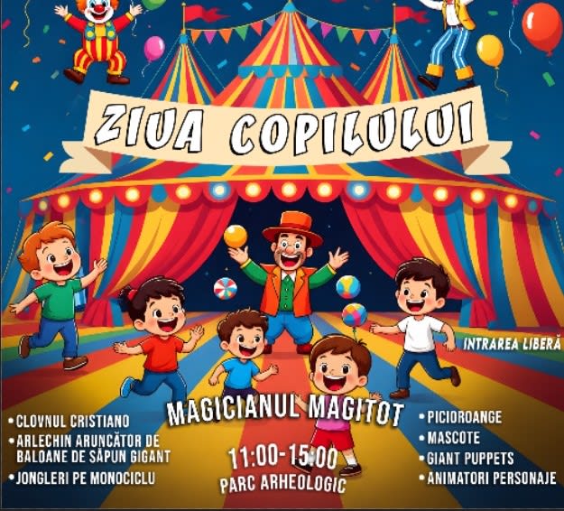 De 1 Iunie, Parcul Arheologic din Constanța devine locul magic pentru copii