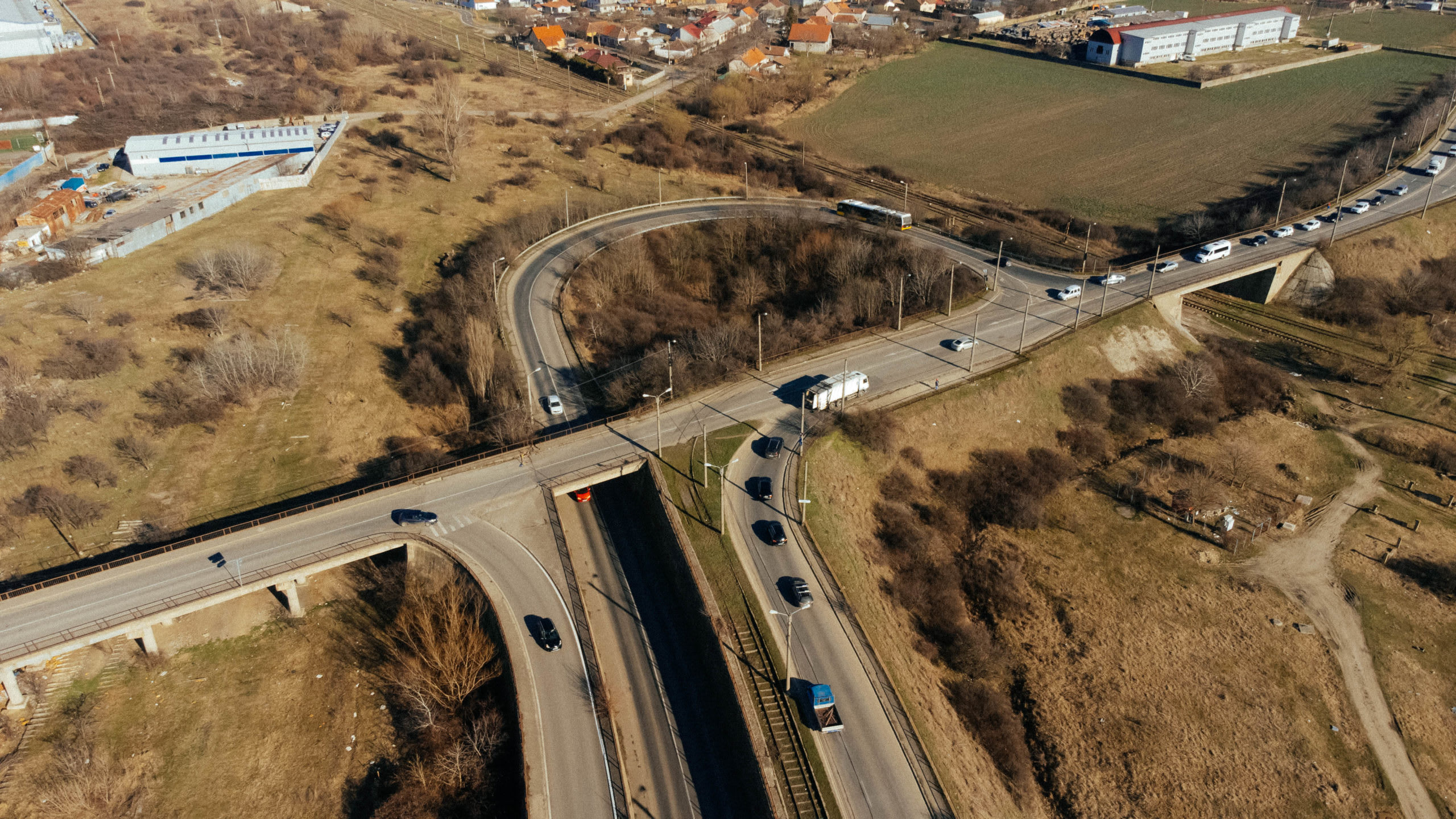 Pasajul Slavici – Polonă în Timișoara în timpul lucrărilor de reconstrucție Pasajul Slavici – Polonă în Timișoara în timpul lucrărilor de reconstrucție