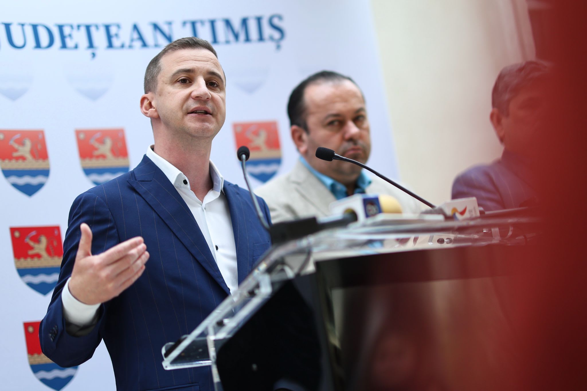 Lideri politici în discuție, ședință administrativă Timiș