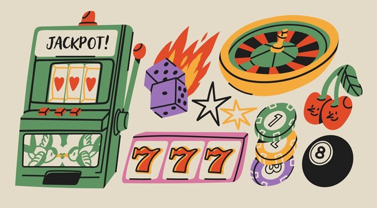 Ecran de slot online cu simboluri tematice și efecte vizuale și sonore