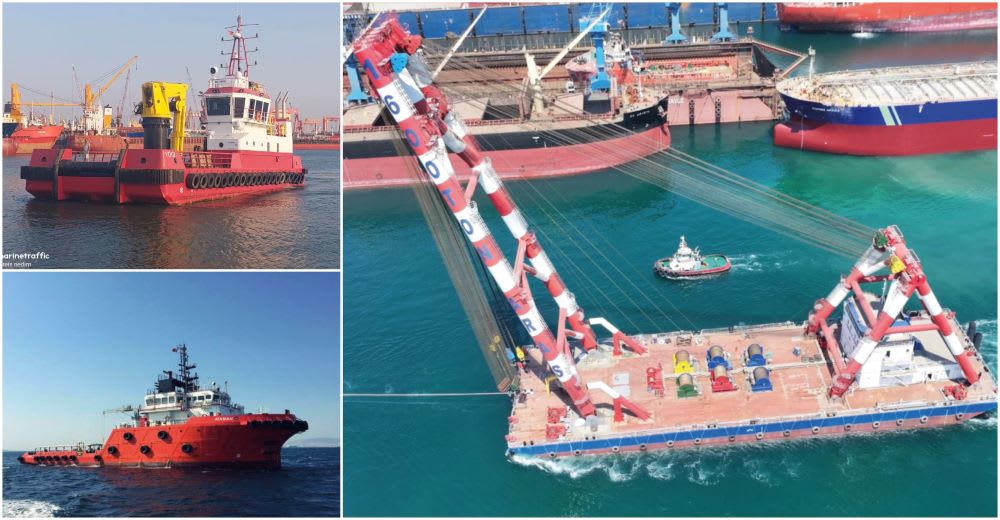 Utilaje maritime de mare capacitate, mobilizate pentru ridicarea remorcherului scufundat la Midia