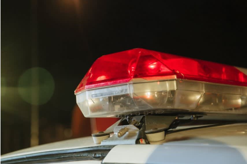Echipaje de urgență intervenind la accident rutier în Constanța