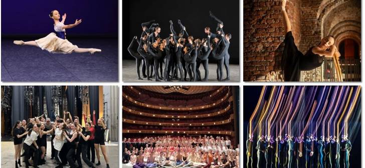 Maria Sitariu balerină din Timișoara pe scenă, în costum de balet, la New York City Ballet