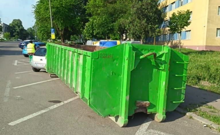 Containere verzi pentru deșeuri voluminoase în Constanța