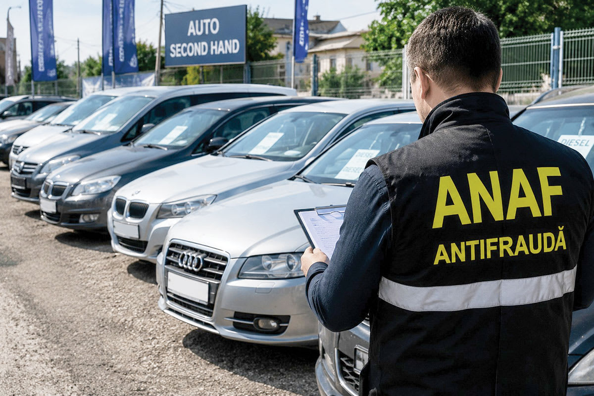 Autoturisme second-hand în depozit, control ANAF în Prahova Autoturisme second-hand în depozit, control ANAF în Prahova