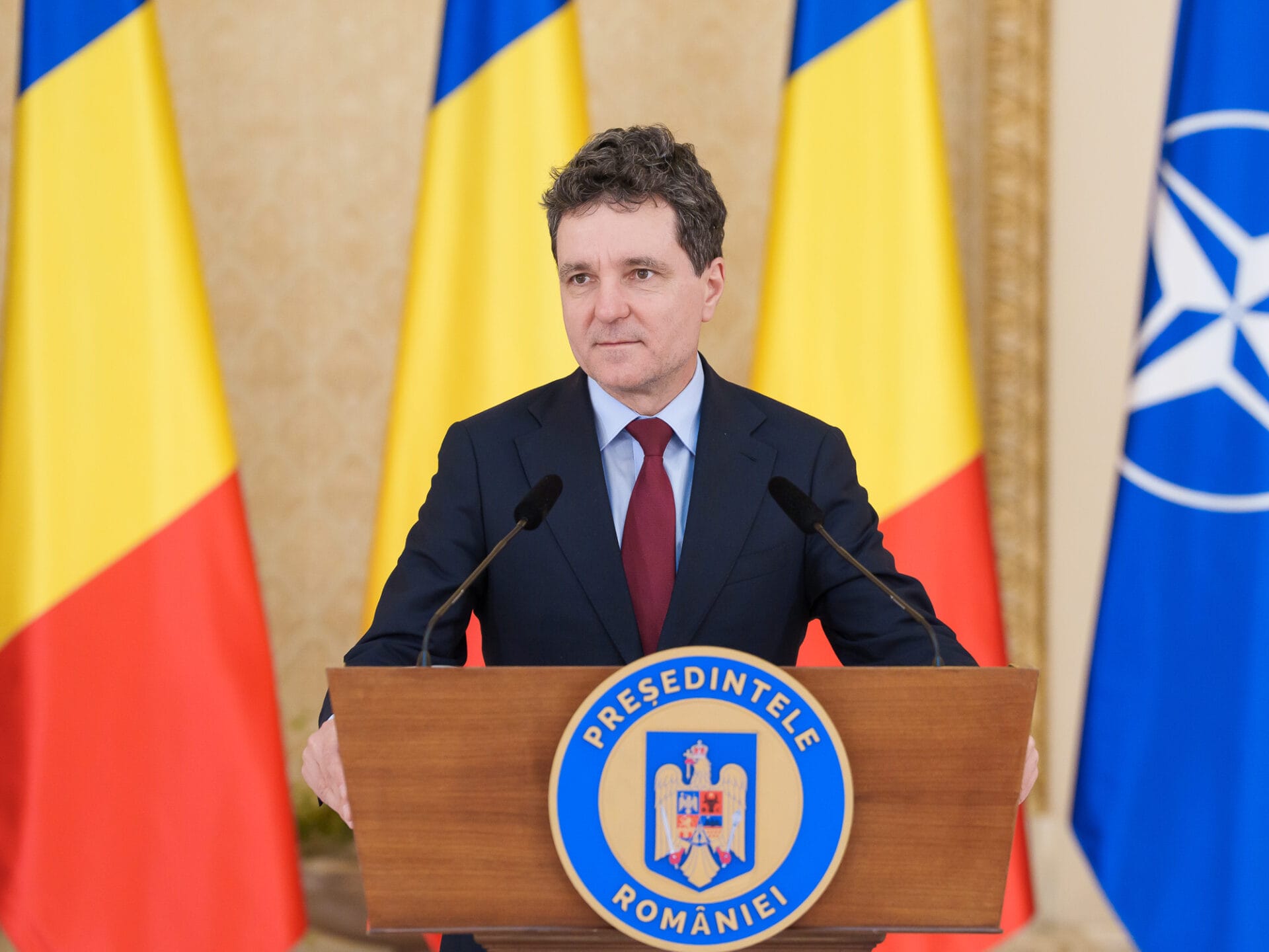 Președintele României, Nicușor Dan, în discurs la evenimentul din București