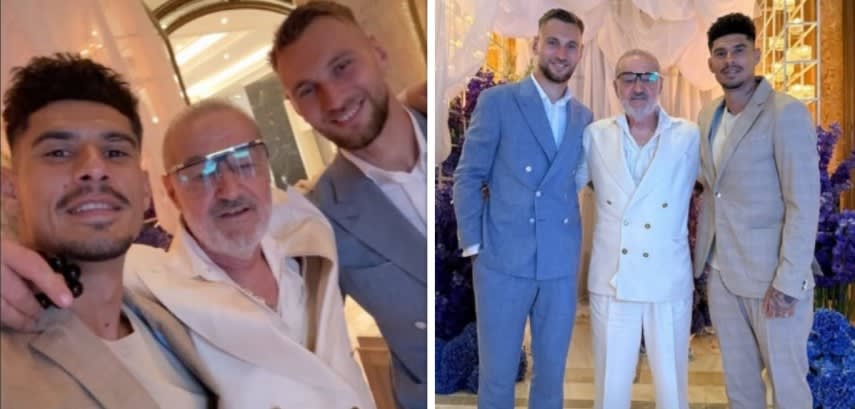 Gigi Becali, Florinel Coman și Denis Drăguș, invitați la petrecerea de tăiere a moțului fiului lui Ianis Hagi