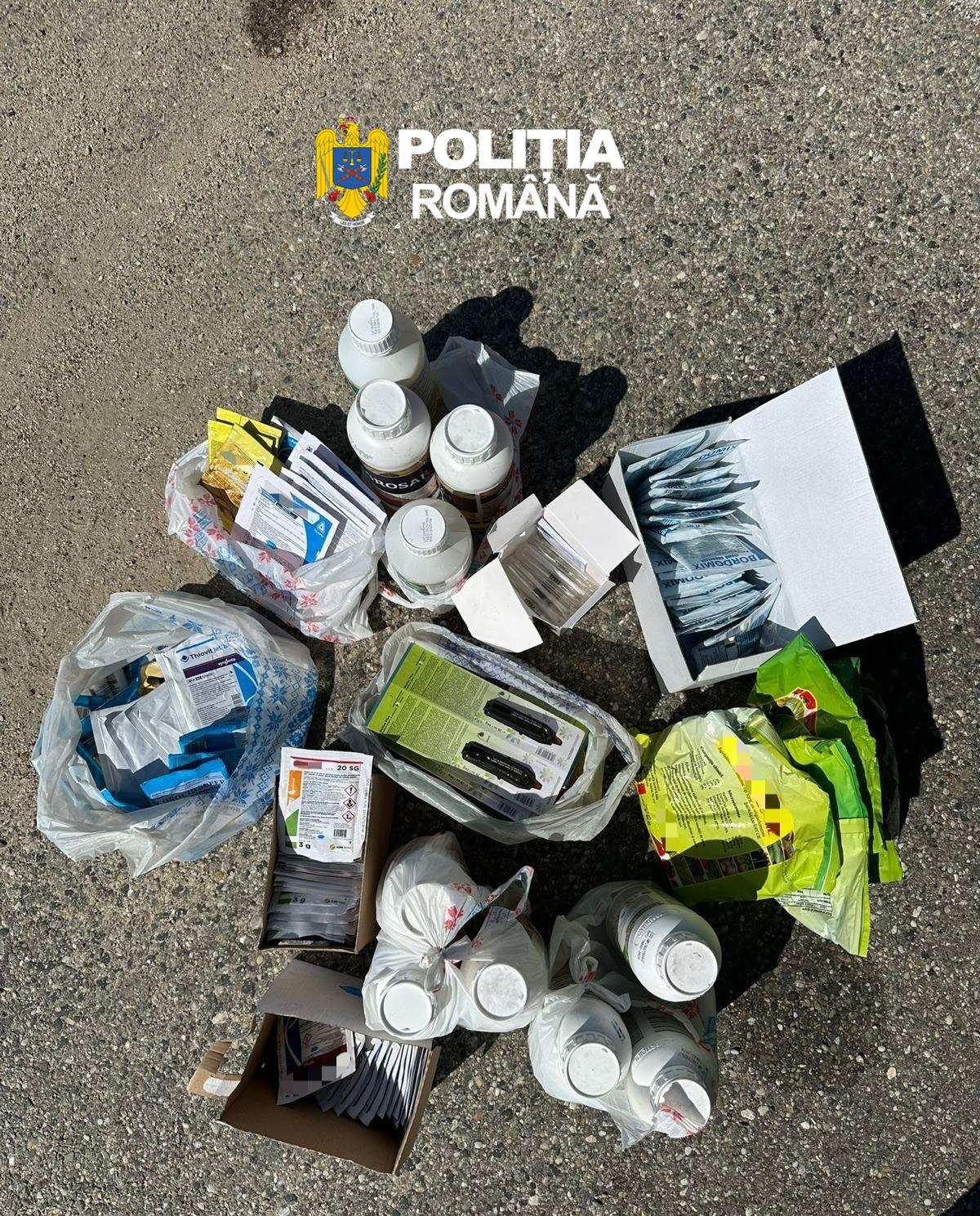 Polițiști verificând depozite de substanțe periculoase în Vâlcea Polițiști verificând depozite de substanțe periculoase în Vâlcea