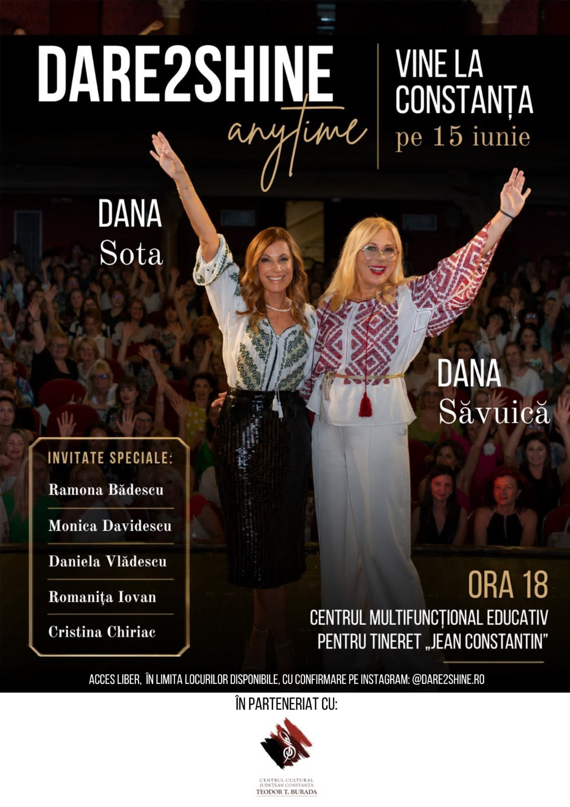 Invitați și participanți la evenimentul Dare2Shine din Constanța