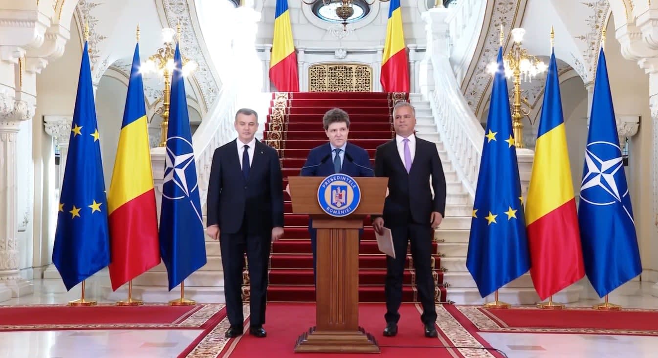 Cristian Clipa explicând problemele de constituționalitate legate de desemnarea lui Adrian Veștea