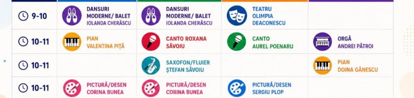 Școala Populară de Arte din Râmnicu Vâlcea a deschis înscrierile pentru Școala de Vară