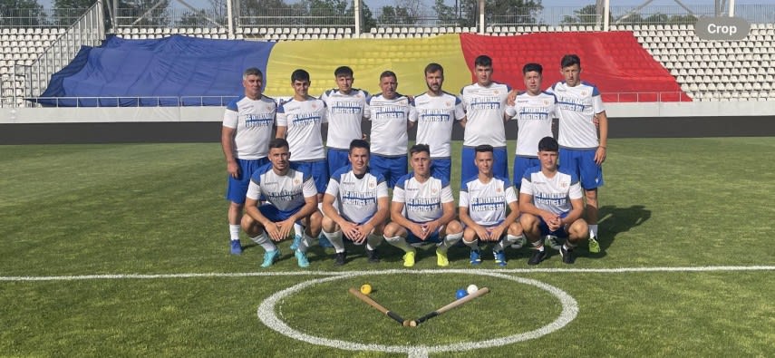 Echipa ACS Frontiera Tomis în timpul unui meci de oină