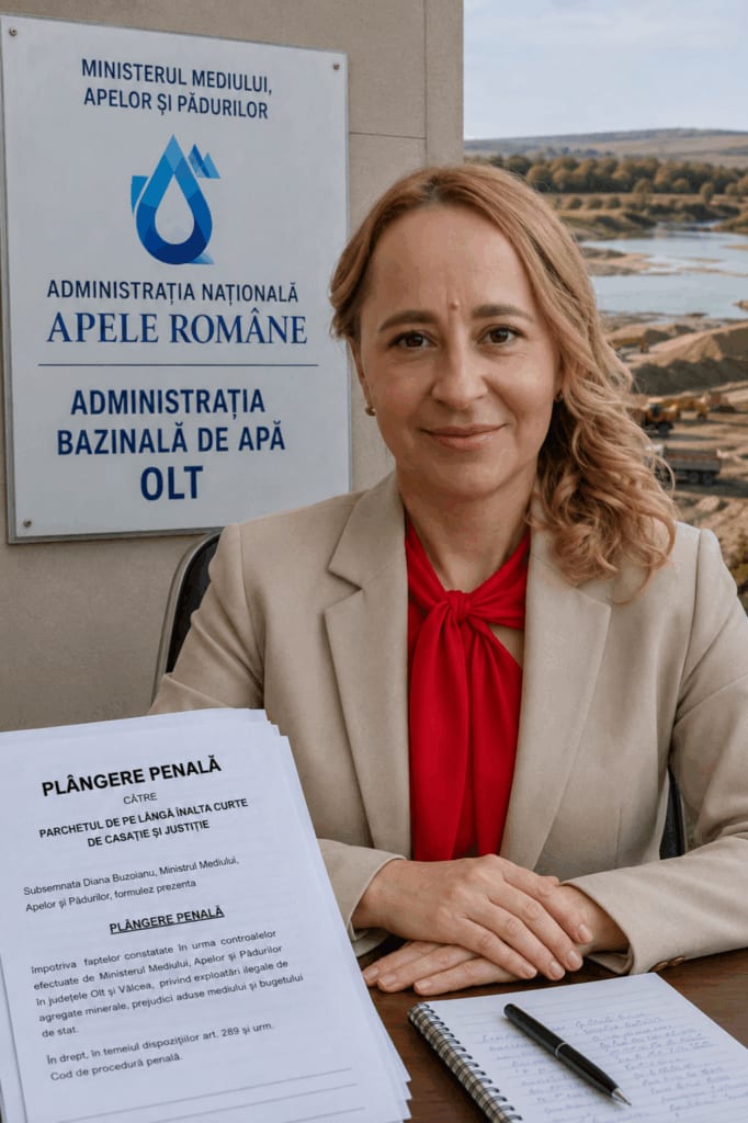 Activitate ilegală de exploatare balast în râurile din Vâlcea și Olt