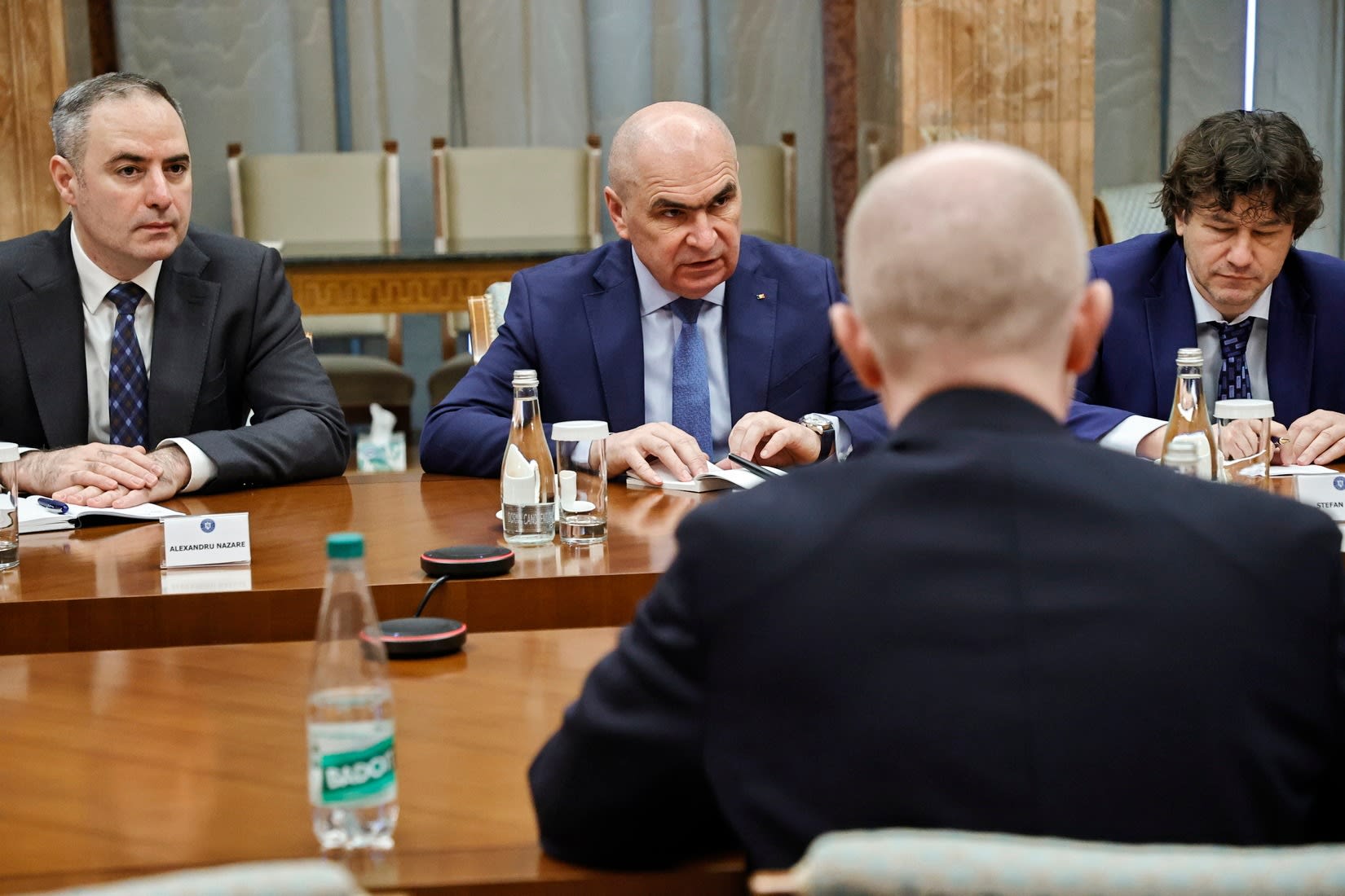 Ilie Bolojan în discurs politic, sala de plen