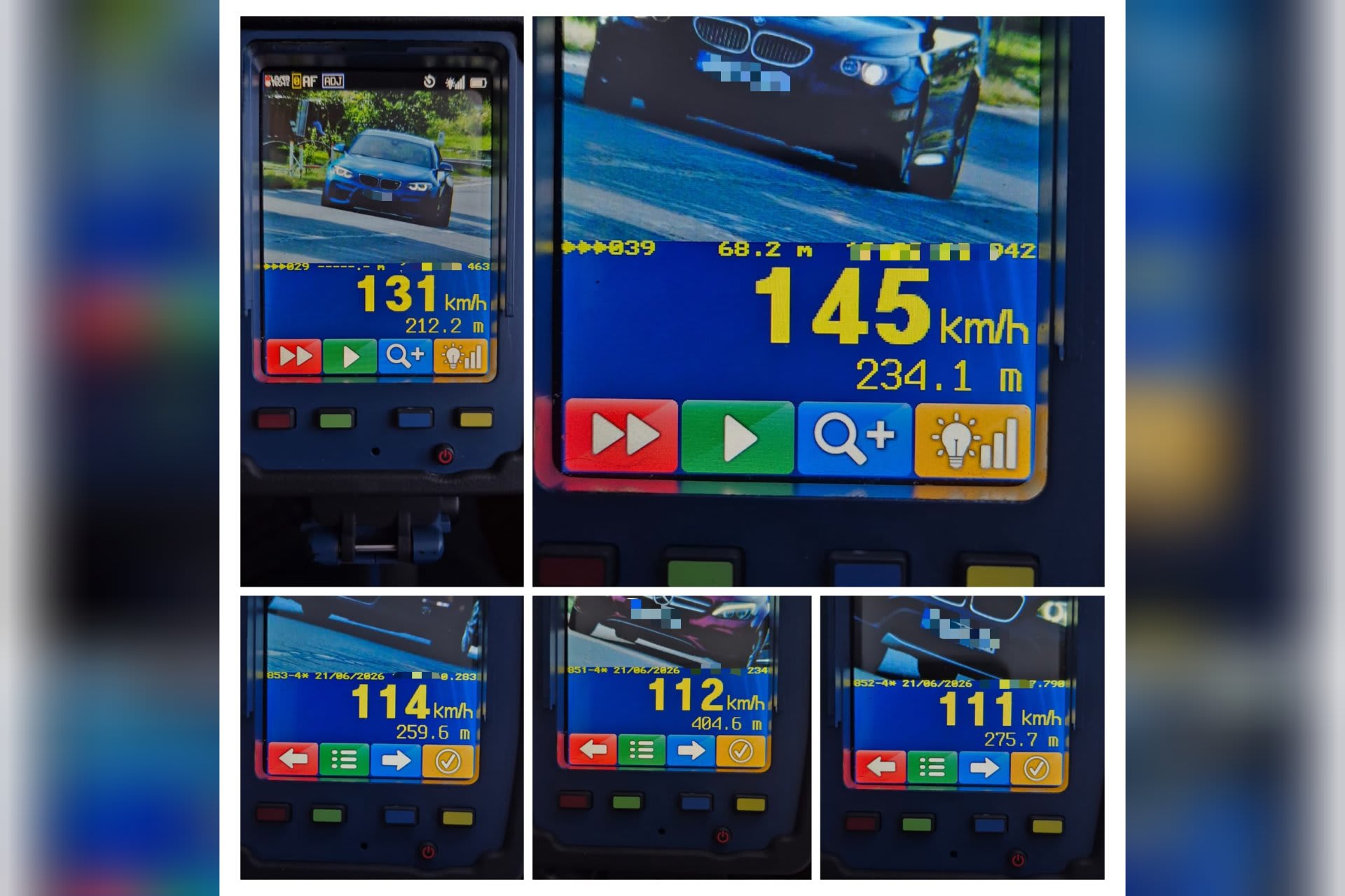 Polițist rutier verificând un șofer pe DN 67 în Vâlcea