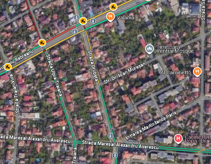 Restricții de circulație pe strada Drubeta din Timișoara, semnalizare temporară