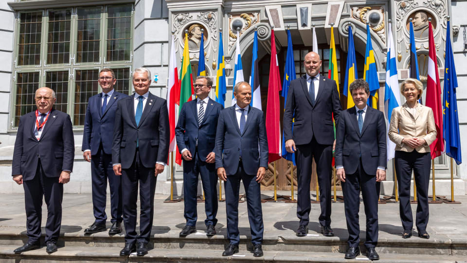 Nicușor Dan la Summitul Flancului Estic în Gdansk, Polonia Nicușor Dan la Summitul Flancului Estic în Gdansk, Polonia