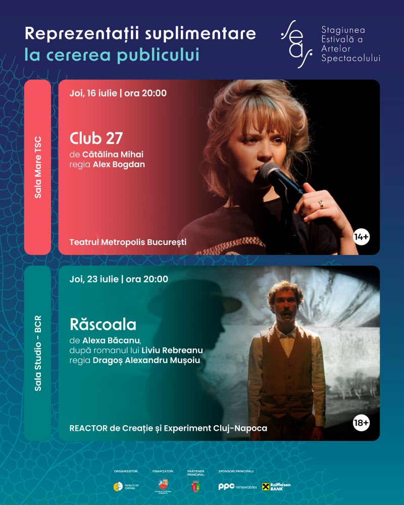 Spectacol teatral în sala de teatru din Constanța