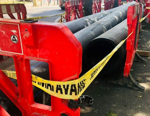 Echipe RAJA reparând sistemul de apă în Constanța