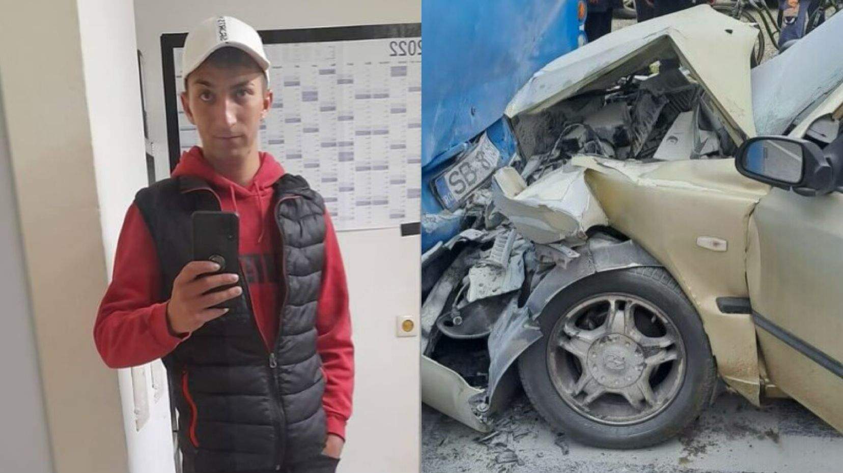 Mașină răsturnată pe drumul național DN 59 în Timiș Mașină răsturnată pe drumul național DN 59 în Timiș