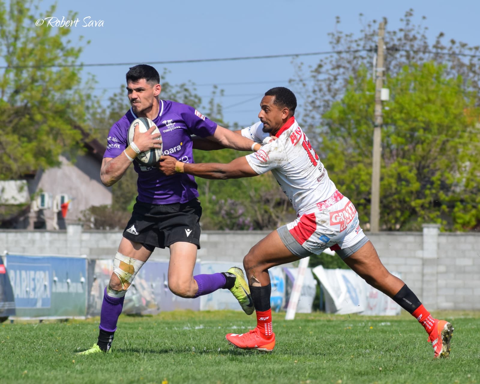 Jucători de rugby de la SCM Timișoara în primul XV pentru meciul cu Chile