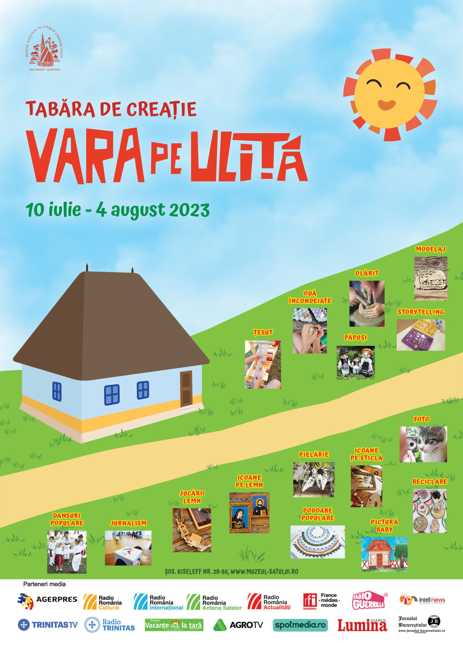 București: Muzeul Satului organizează o nouă ediție a taberei „Vara pe uliță”