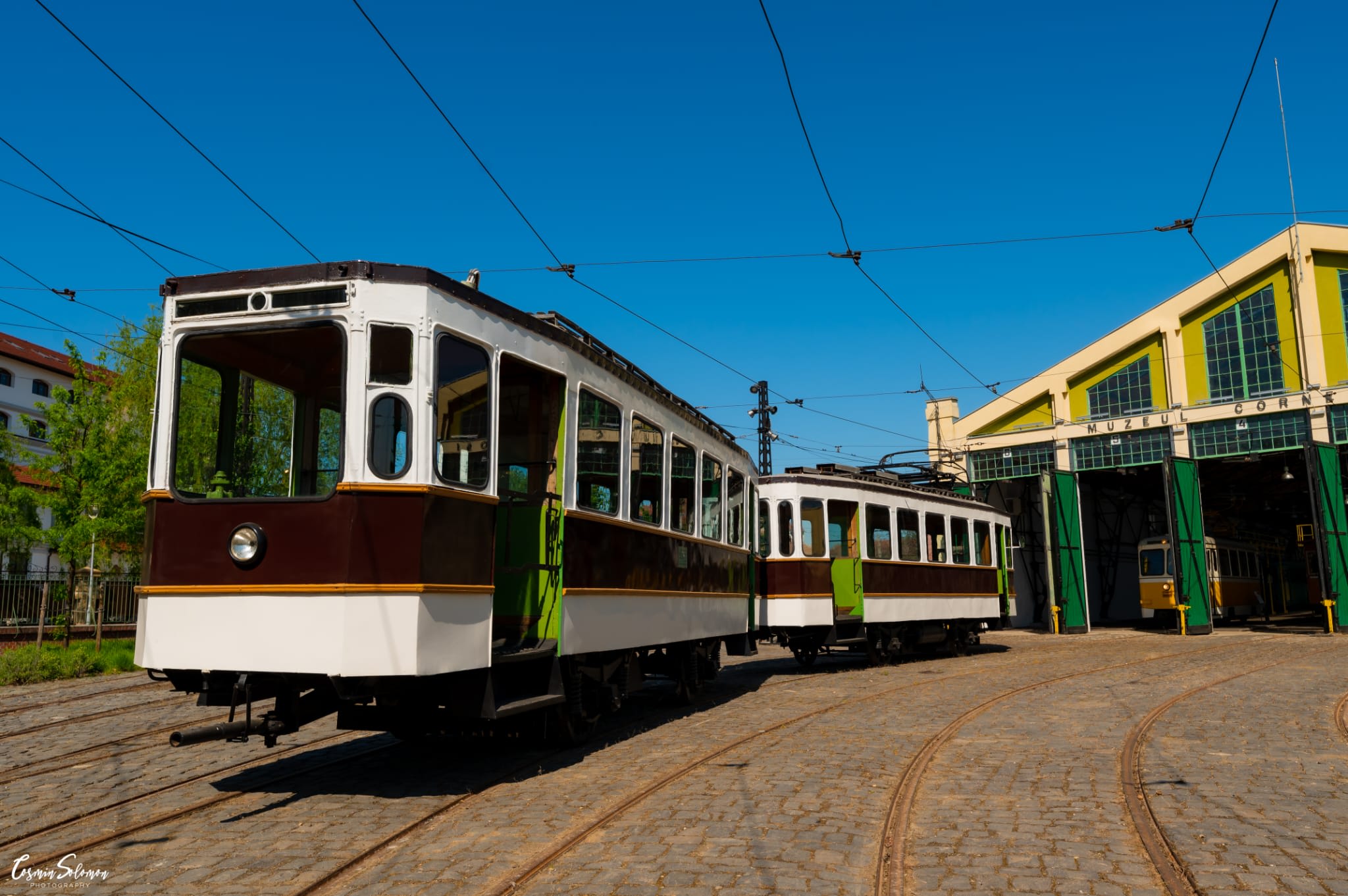 Tramvaie istorice Gemenele în cursă pe traseul din Timișoara