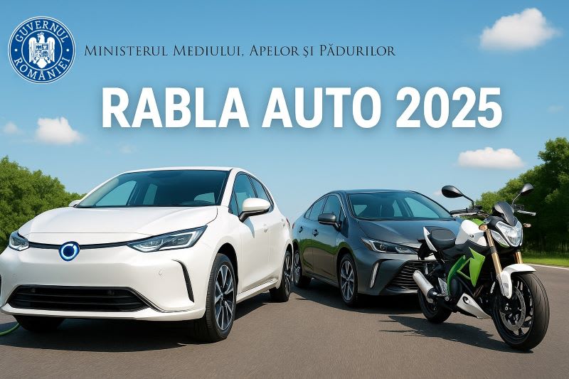 Mașini electrice și hibride în fața unui centru de testare auto