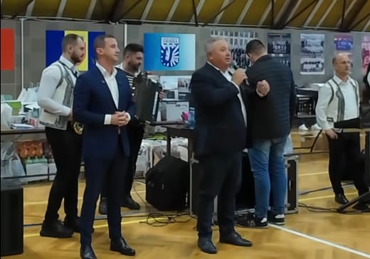 Primar Dănuț Groza și Alfred Simonis la conferință de presă