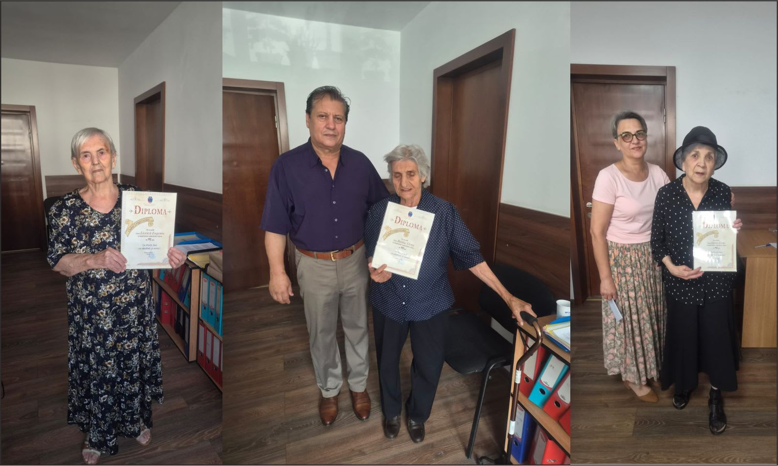 Seniori de peste 90 de ani primiți premii de primărie