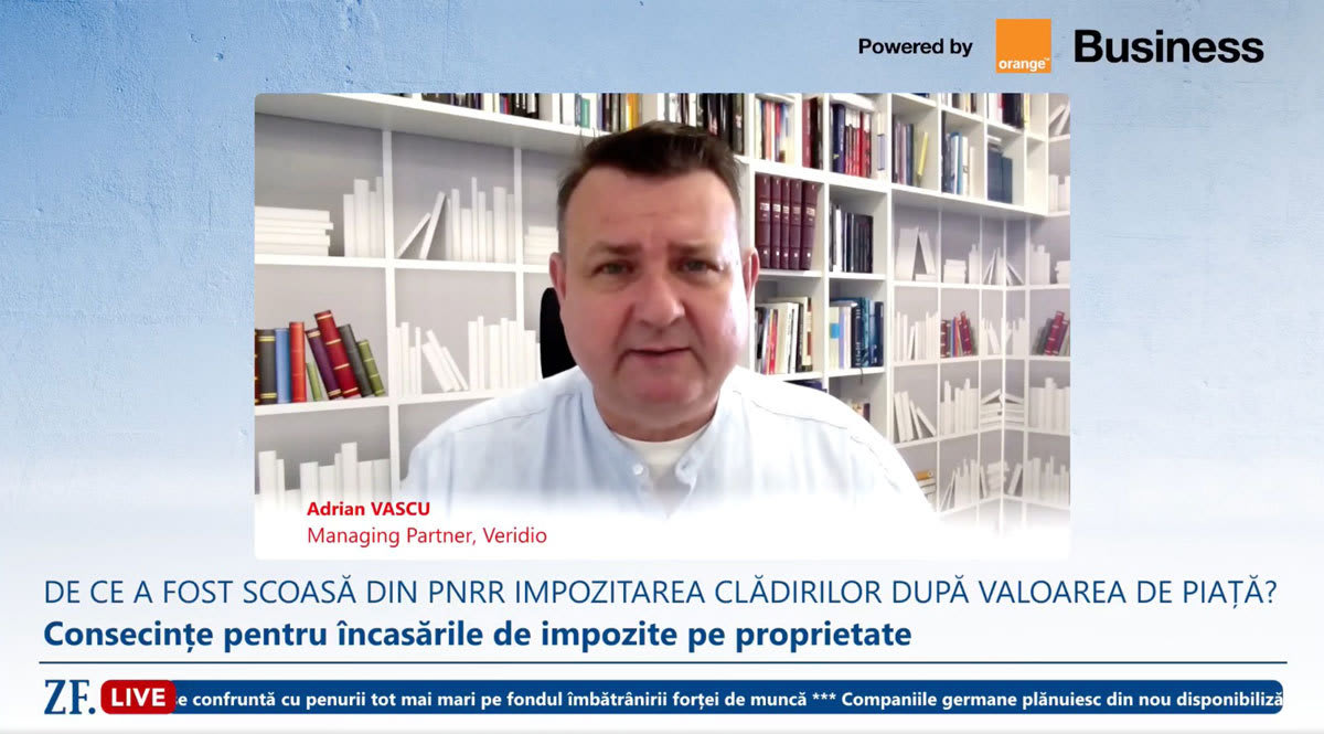 Clădire bloc înalt în Vâlcea cu factură de impozit crescută