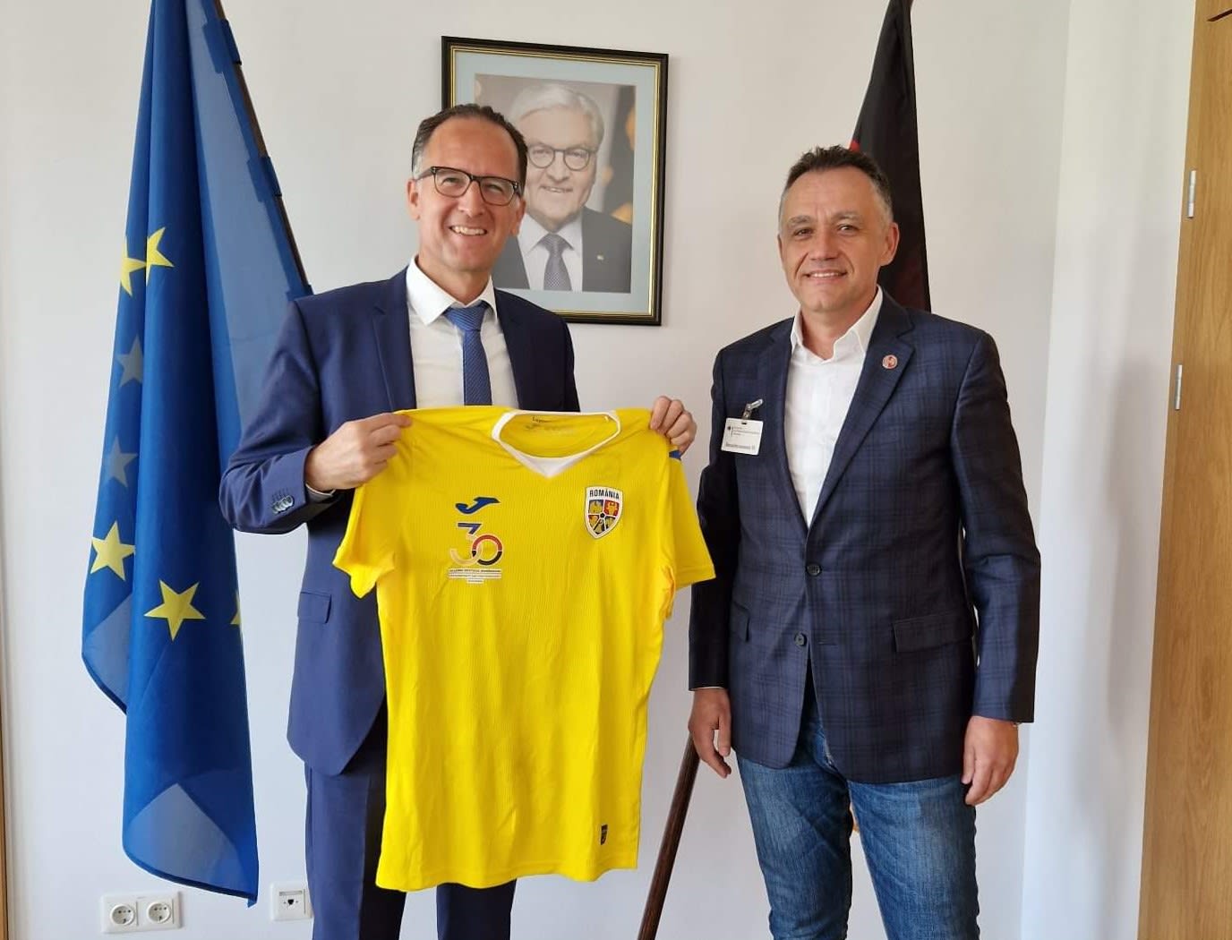 Ambasador german la Chișinău în timpul discursului controversat