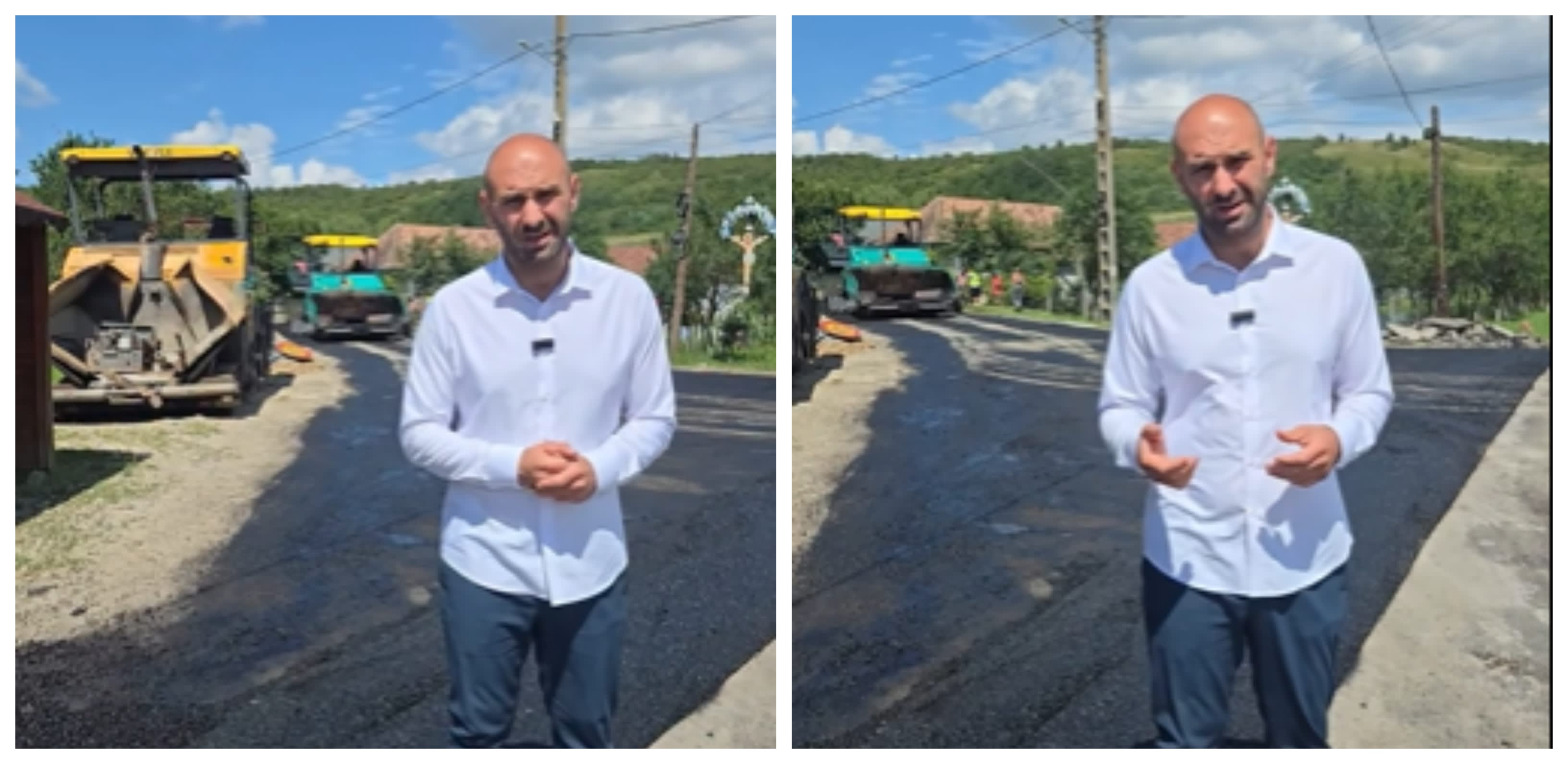 Primar Paul Cecan vorbește despre asfaltarea drumului DC 152