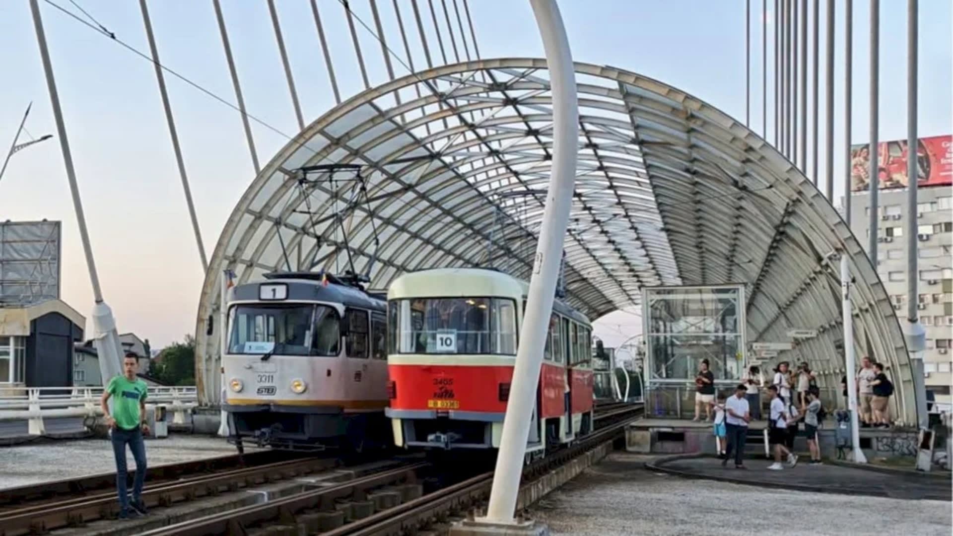 Festival Tatra București cu tramvaie T4R