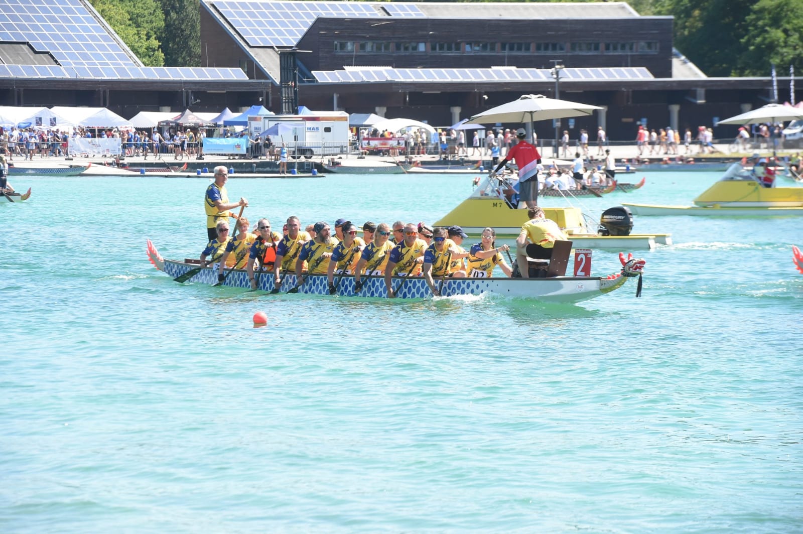 Sportivi români în barca de dragon boat la München, medalii de bronz