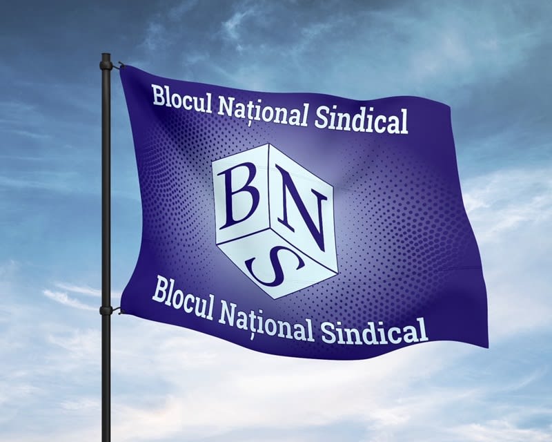 Blocul Național Sindical protest
