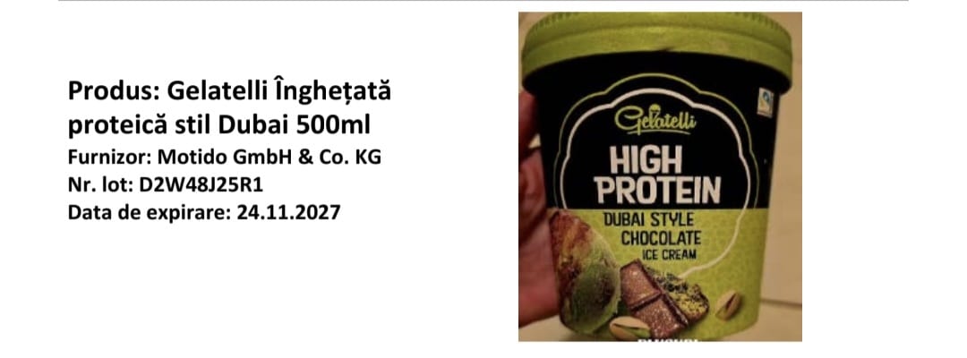 Raft cu înghețată Gelatelli în magazin Lidl din România Raft cu înghețată Gelatelli în magazin Lidl din România