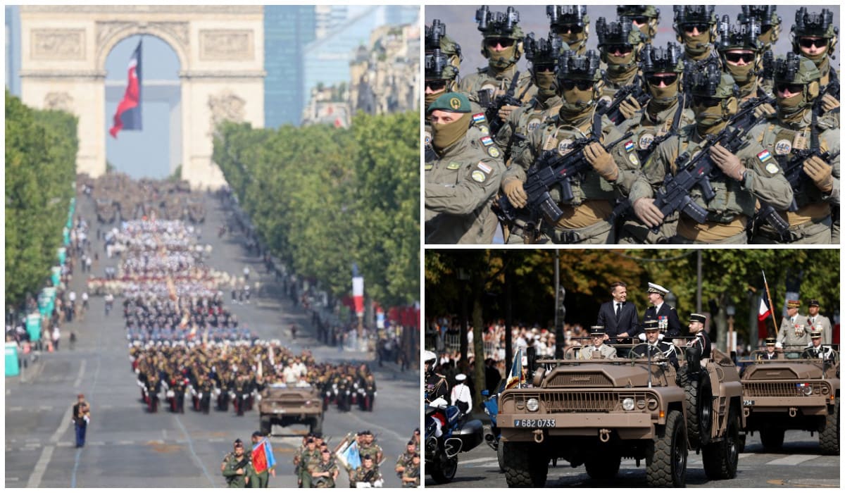 Parada militară de Ziua Națională a Franței pe Champs-Elysees