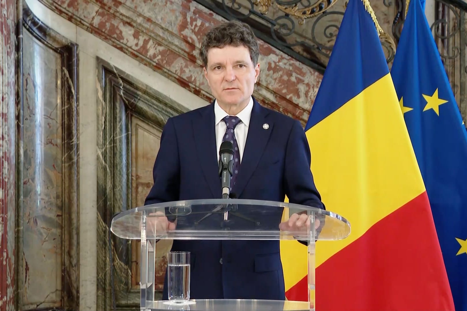 Președintele Nicușor Dan în conferință de presă la Paris