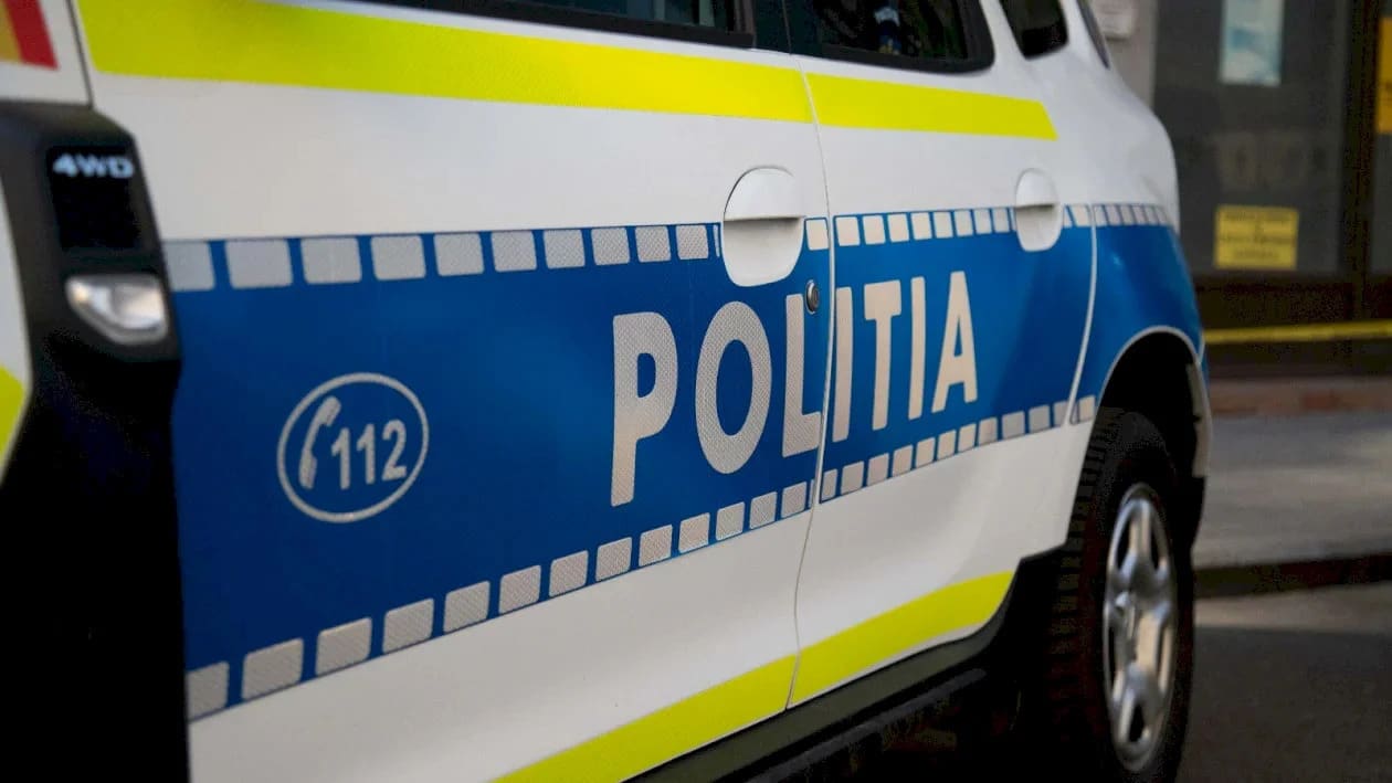 Polițist în acțiune în Sectorul 2 București