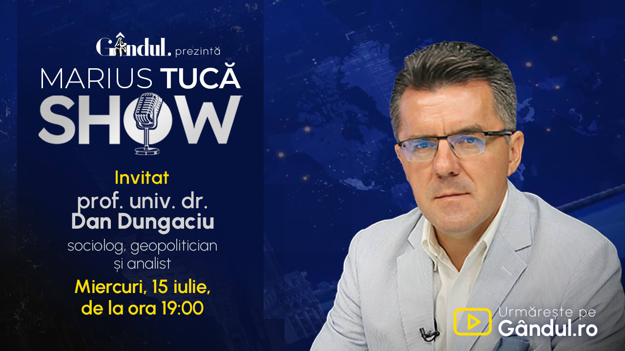 Dan Dungaciu în studio, emisiune live pe platforme online