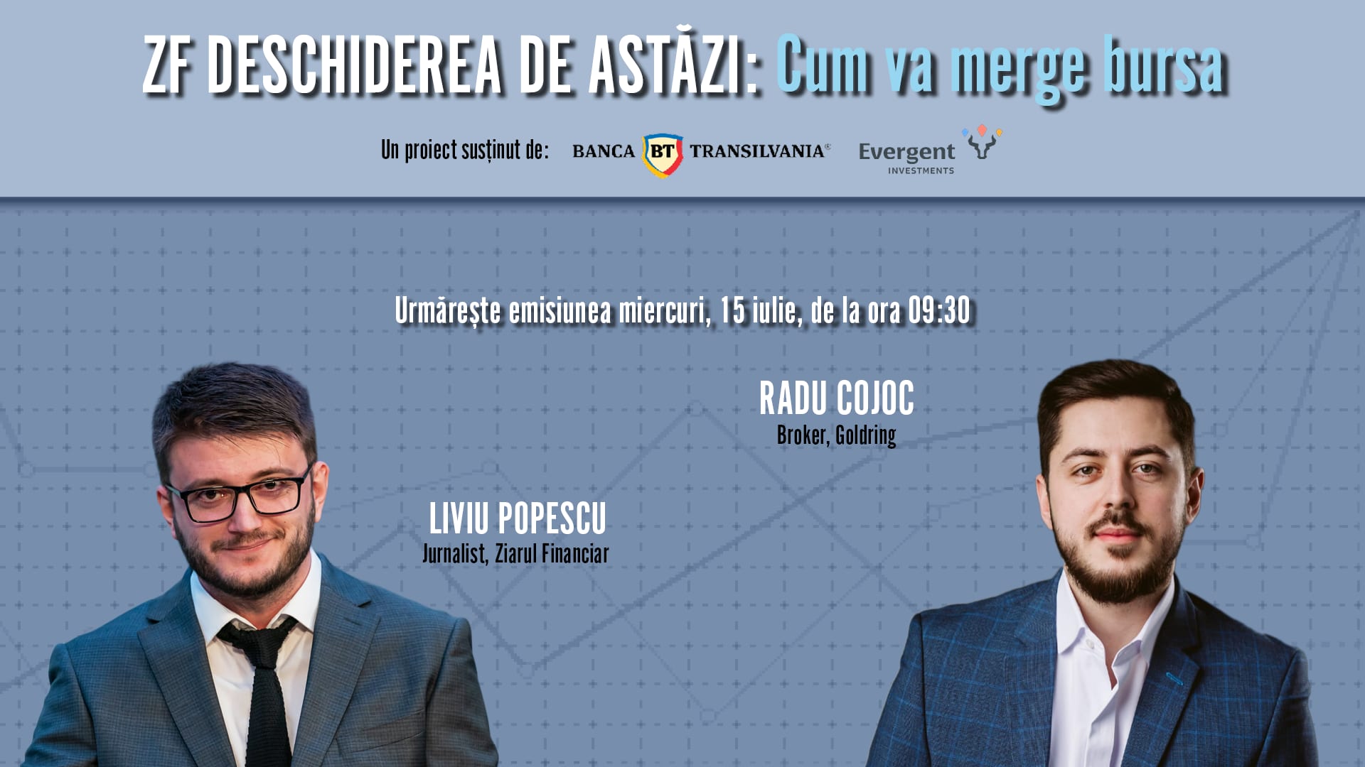 Președintele României participând la discuție despre bursă