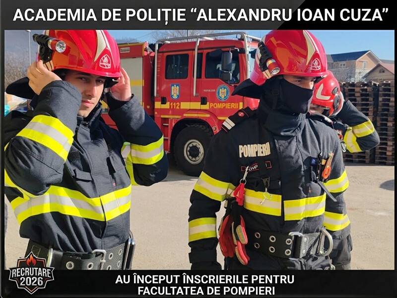 Tineri candidați în proces de înscriere online la Facultatea de Pompieri