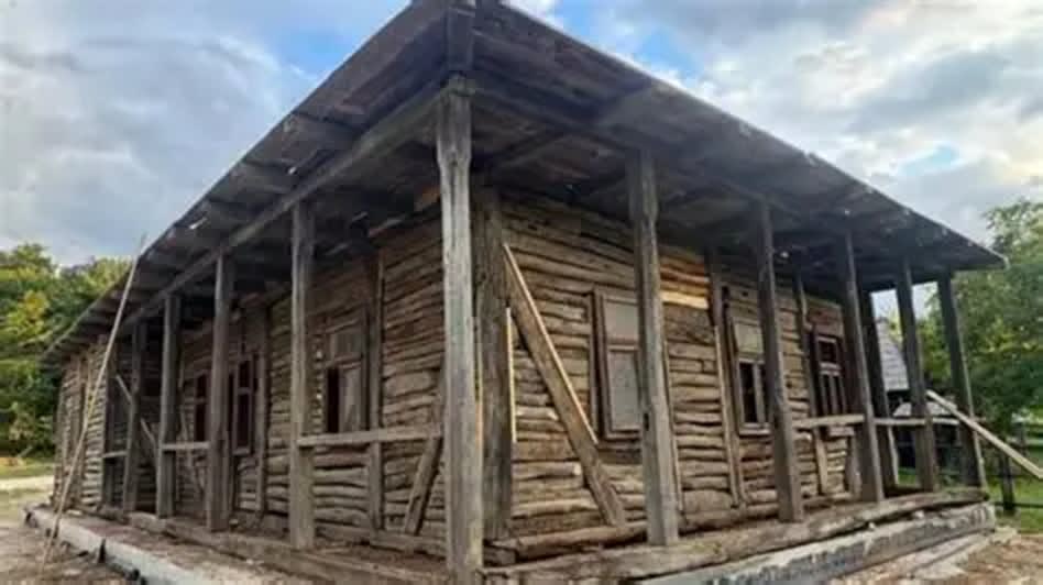 Reconstituire tradițională a casei evreiești din Cămărzana, Cluj