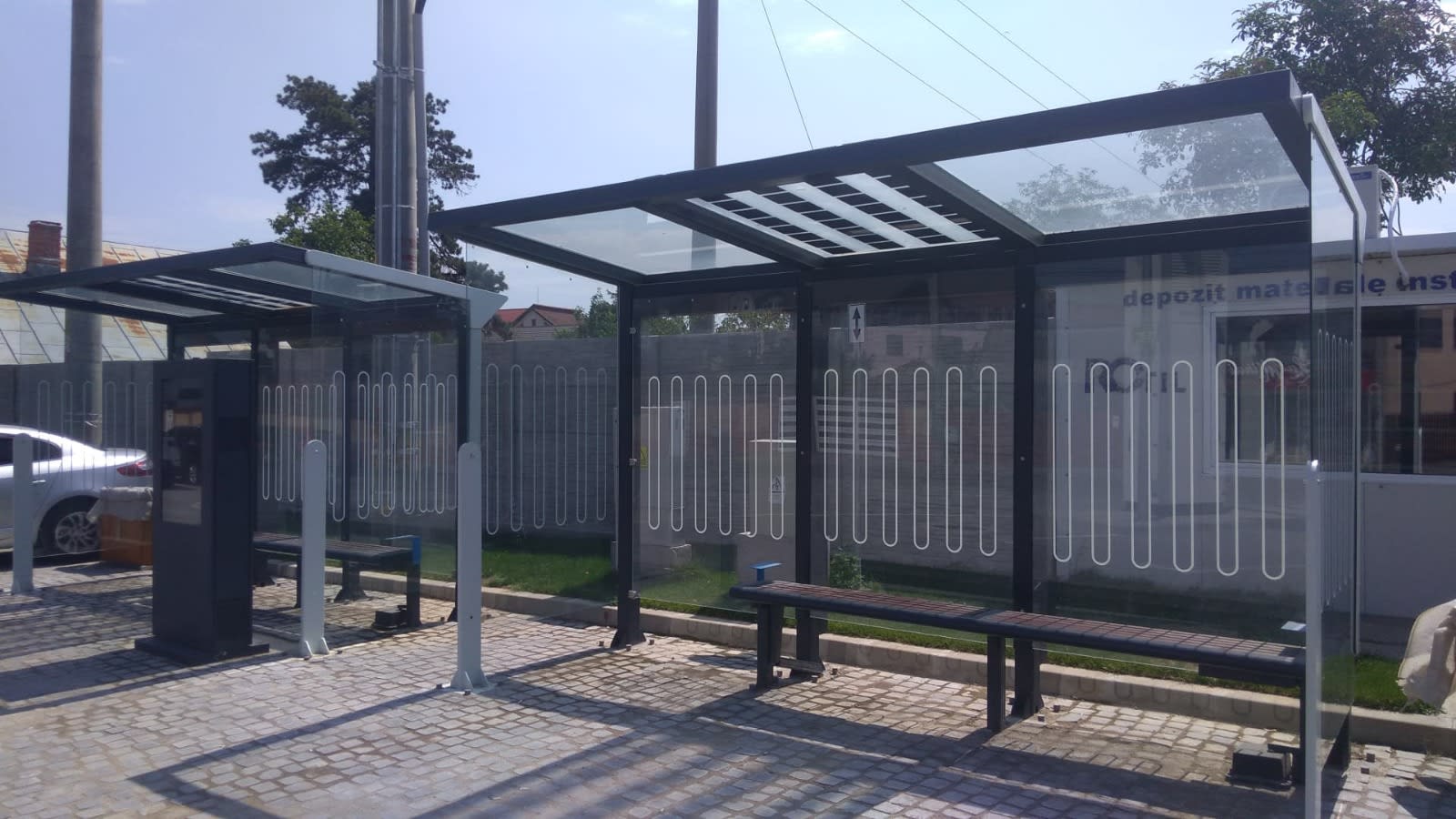 Autobuz pe strada Gheorghe Doja în timpul lucrărilor