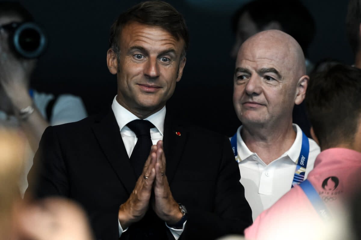 Gianni Infantino în timpul unei conferințe internaționale