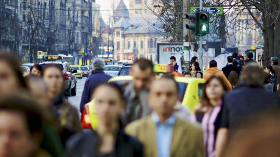 Harta Europei cu populația și tendințele demografice