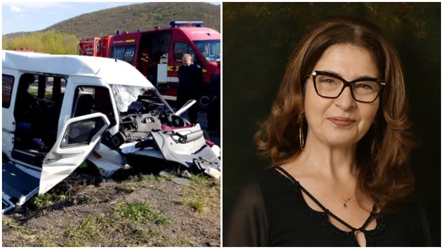Profesoara Emanuela Oiegar predând elevilor în clasă