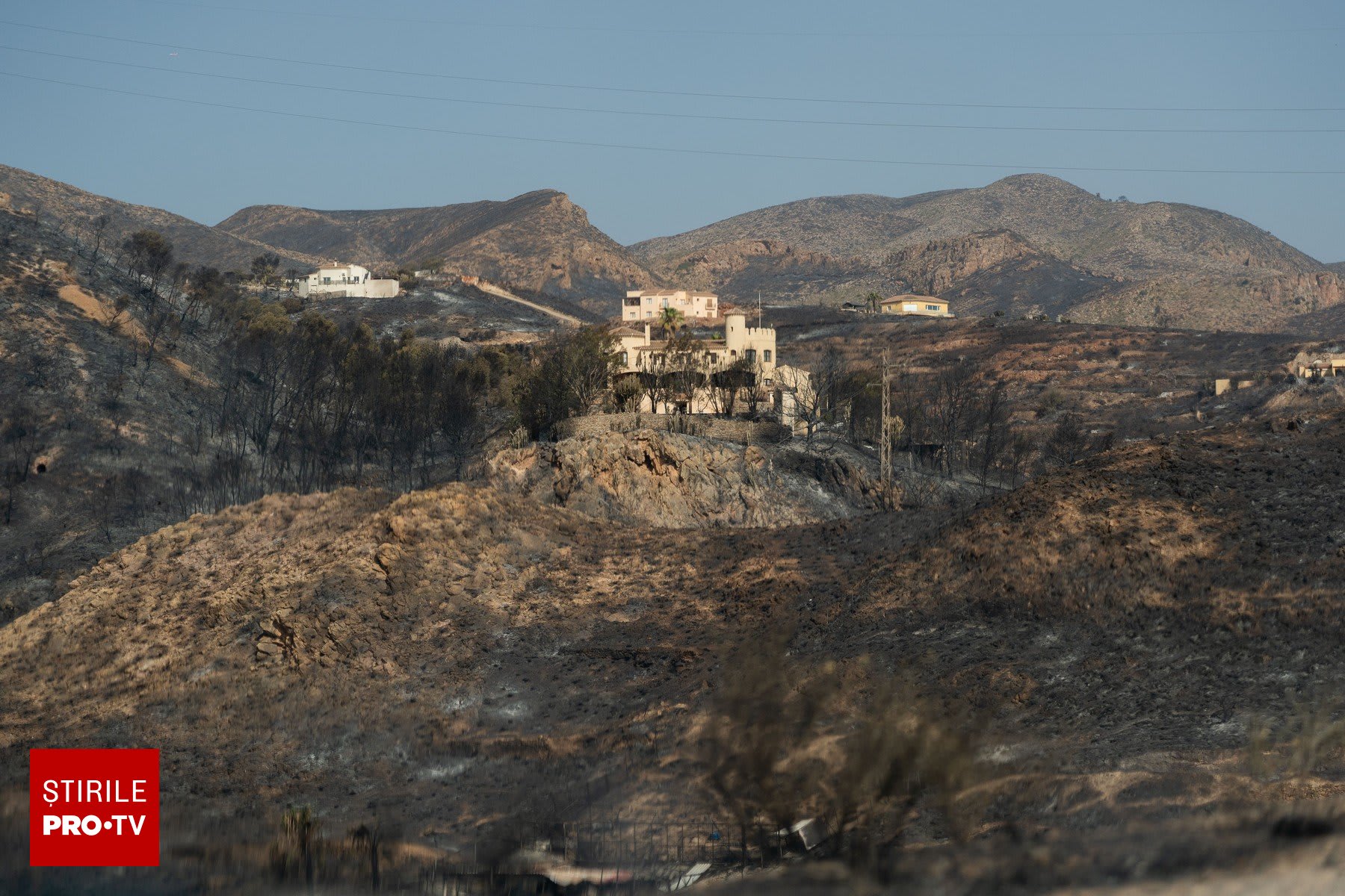 Casa Rambla din Spania, aproape nevătămată în incendiul forestier
