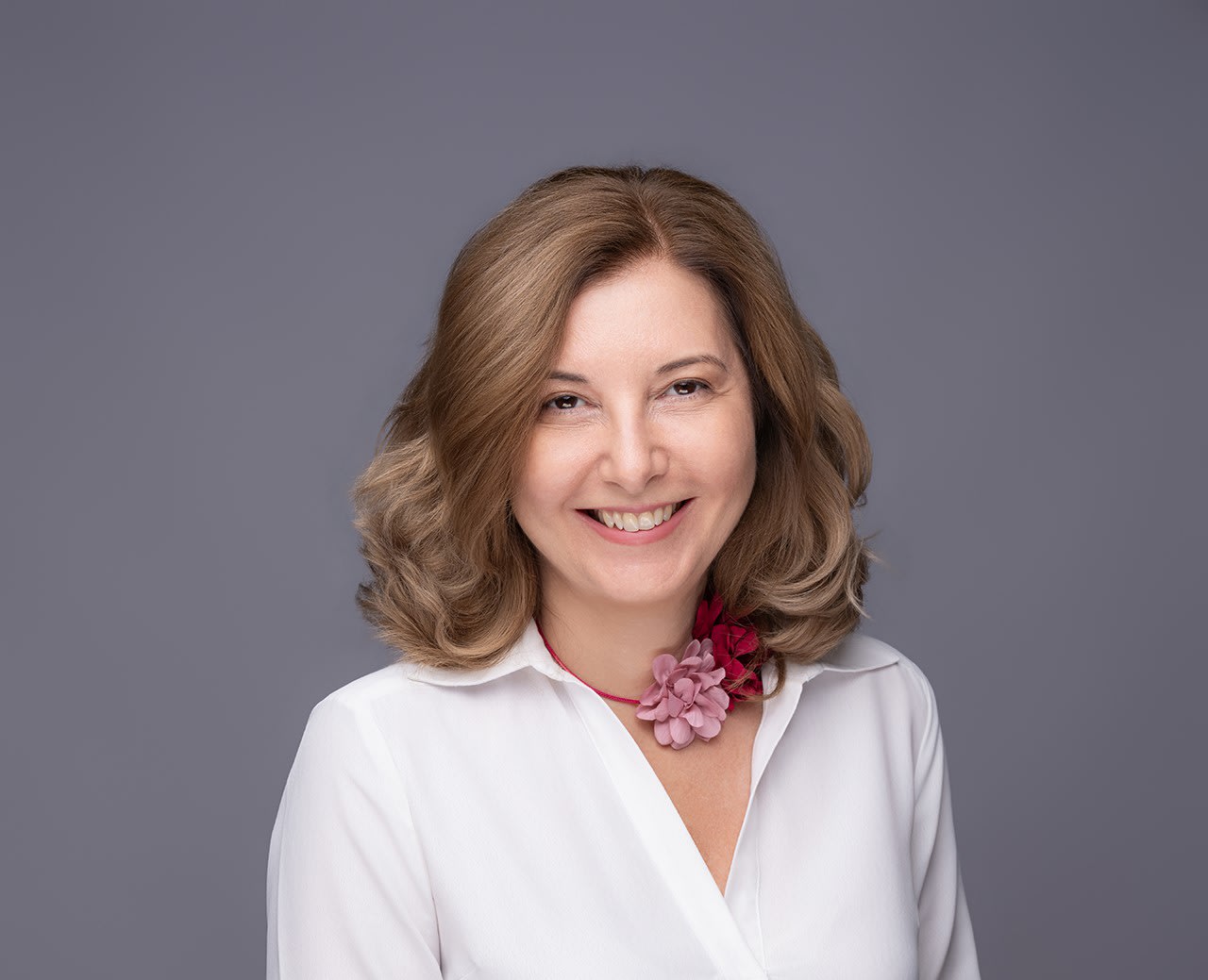 Oana Iliescu la birou
